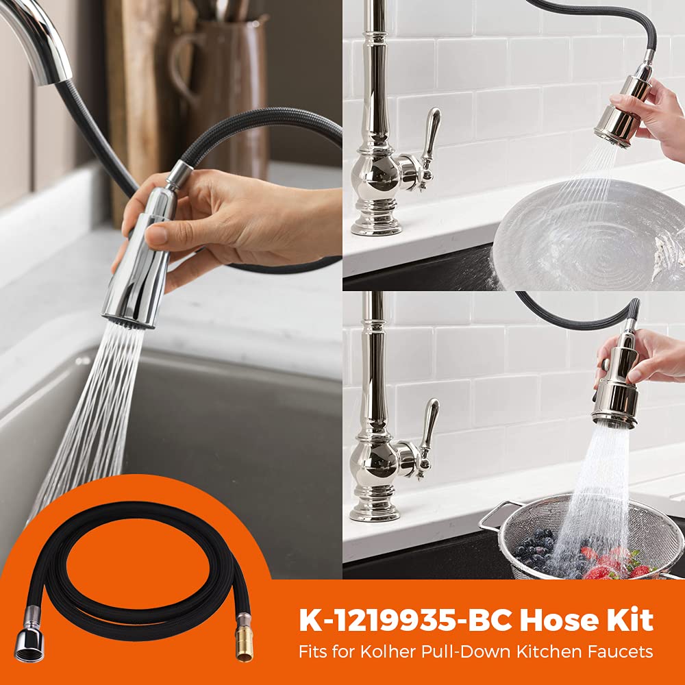 NSF-certified inner hose material ensuring safe drinking water connections