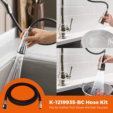 NSF-certified inner hose material ensuring safe drinking water connections