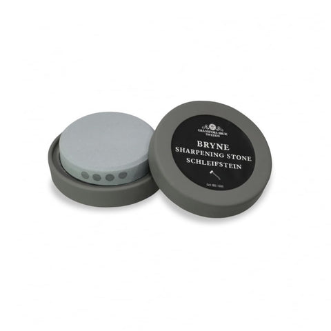 Gränsfors Bruks Ceramic Grinding Puck with rubber case and grip for safe storage