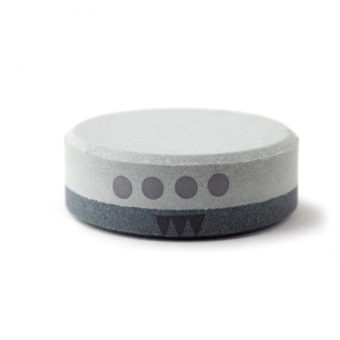 Gränsfors Bruks Ceramic Grinding Puck side view highlighting portable rubber handle
