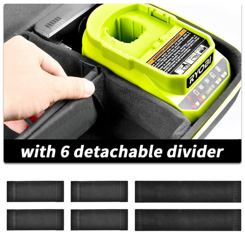 Grapsa Ryobi One+ 18V battery box stores multiple batteries safely