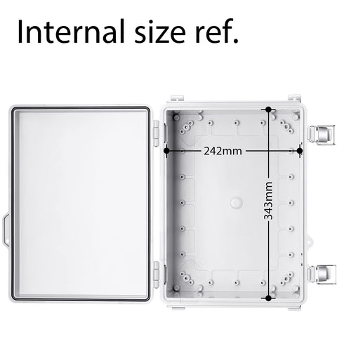 Gratury ABS enclosure is lightweight yet sturdy for portable or fixed installations.