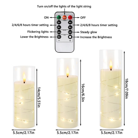Grcdoyvl ivory 6-inch column candle fits tabletops with balanced glow.