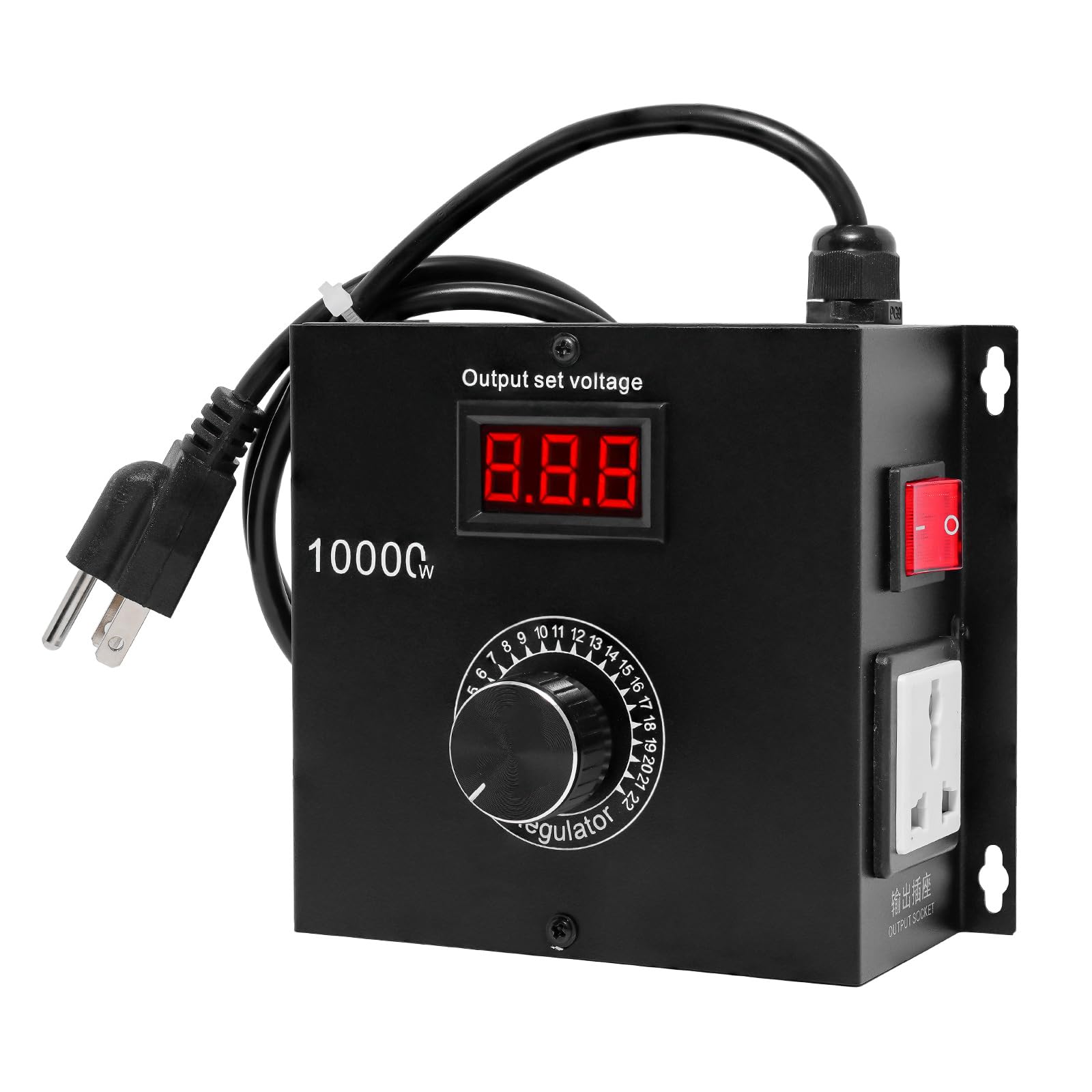 GRDM 10000W SCR controller front view showing rugged metal shell and controls