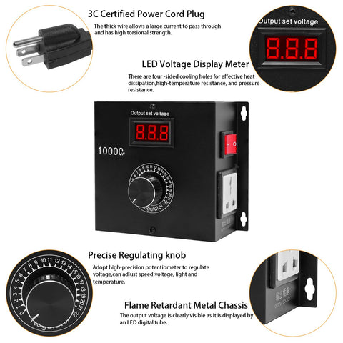 GRDM SCR controller input/output voltage range and flexibility in use