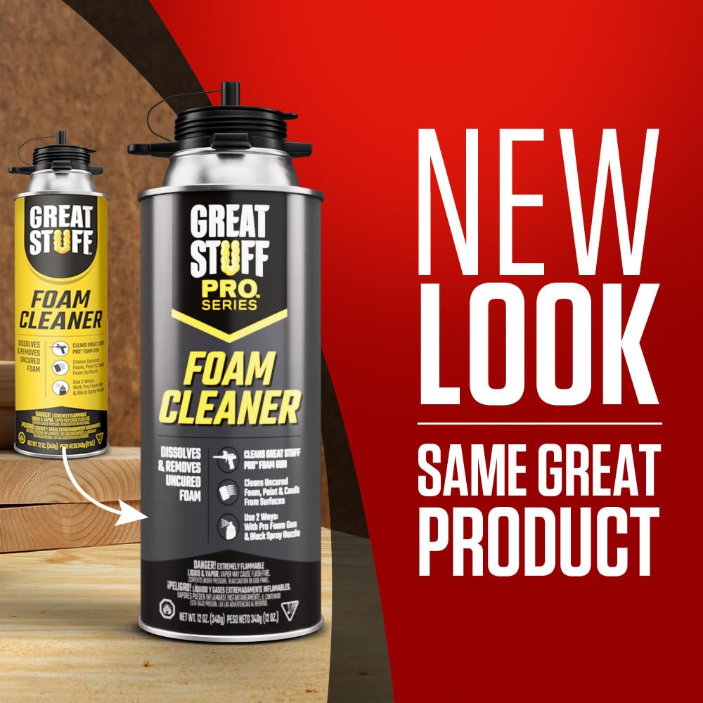 Great Stuff Pro reusable gun-grade formula stays pressurized after use