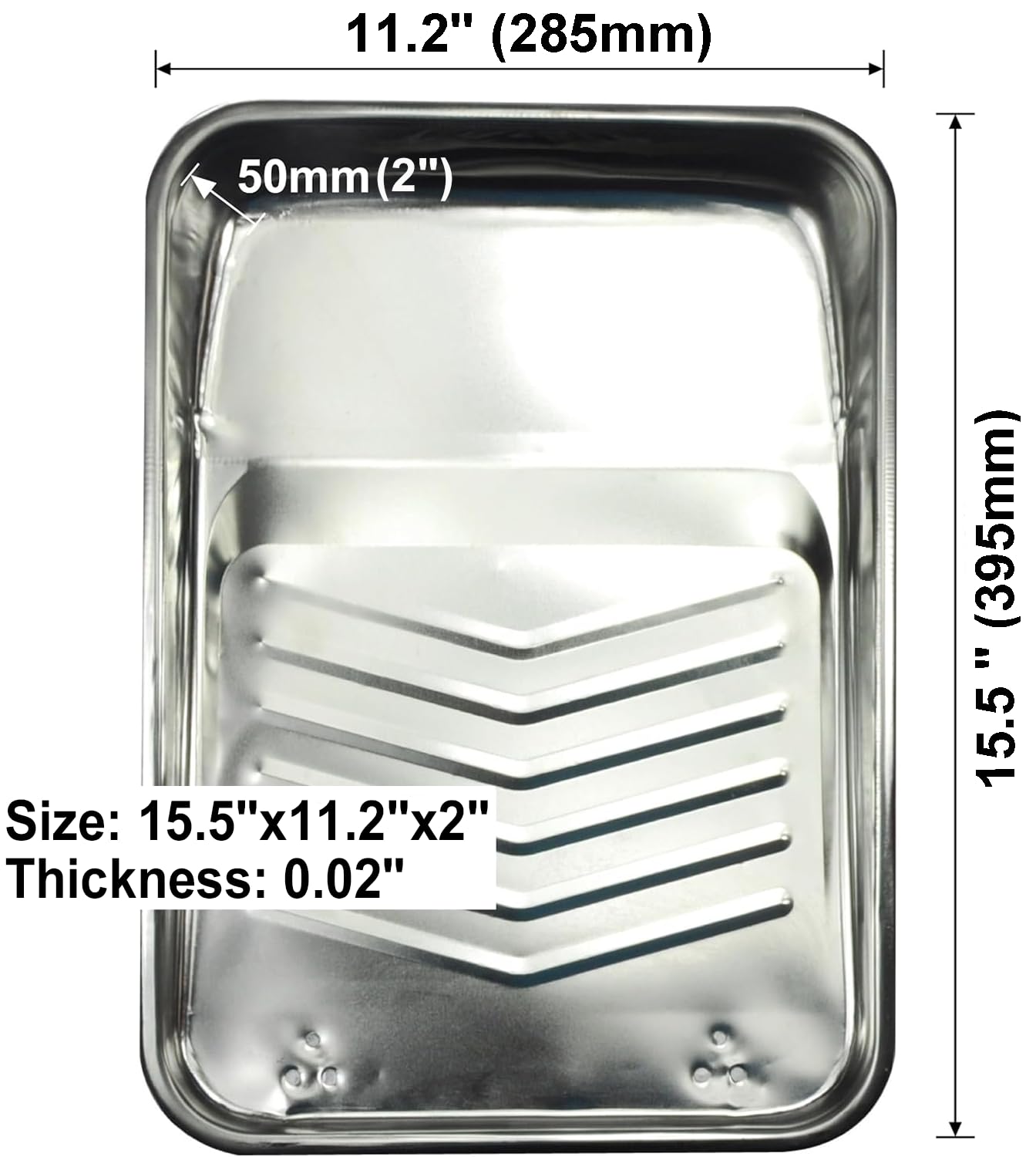 Greatandrew 9-inch tray liner set for efficient painting projects