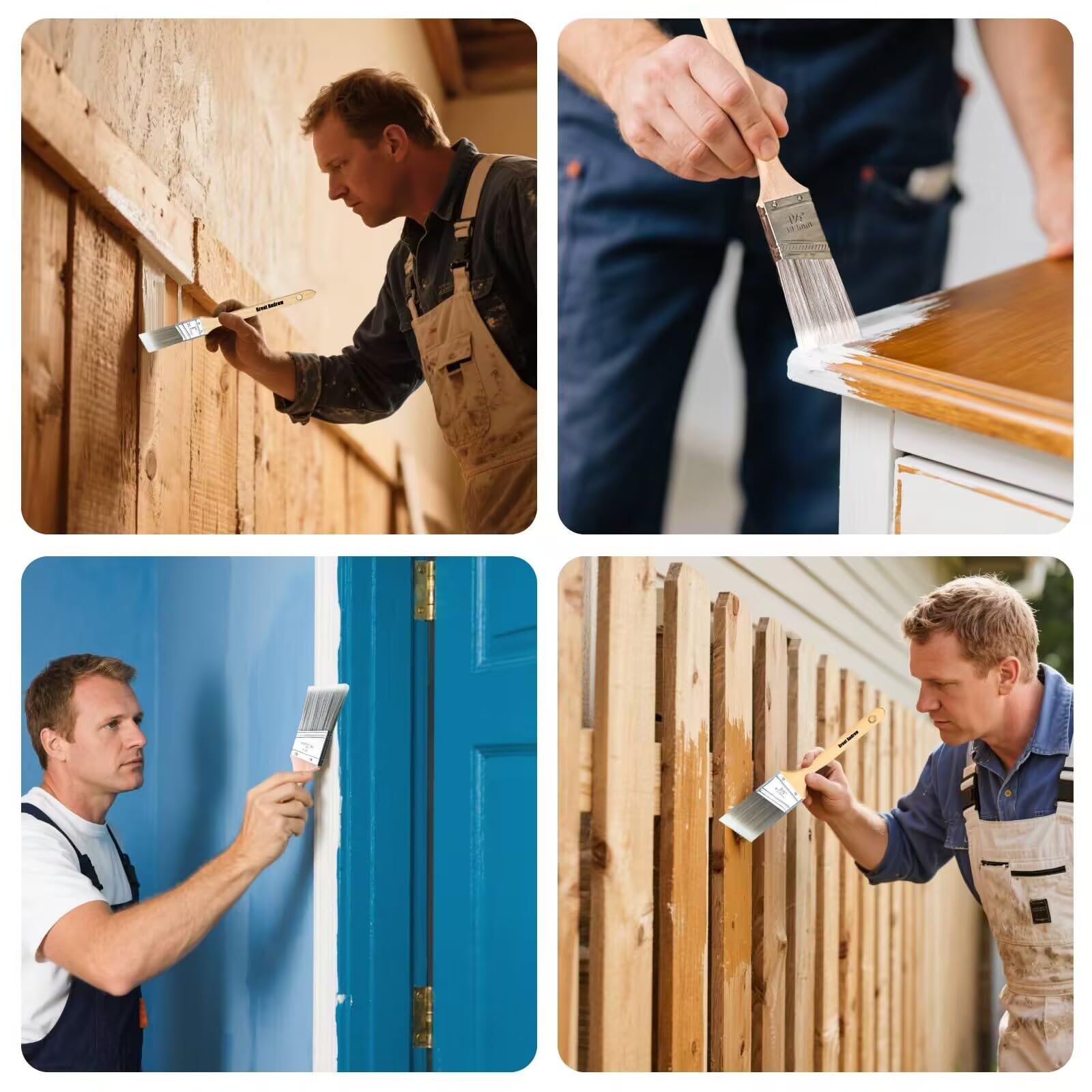 Greatandrew 3in brush head suited for large walls and exterior surfaces
