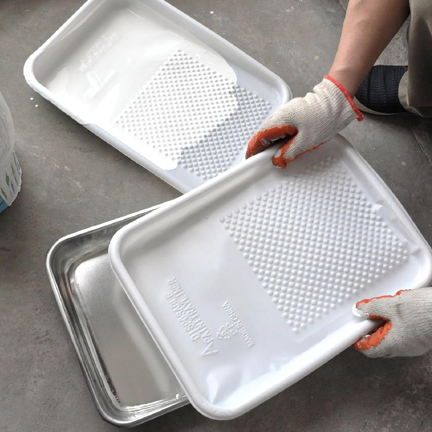 Greatandrew DIY painting tray system for home projects