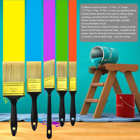 Great Andrew durable metal ferrule securing bristles for longevity