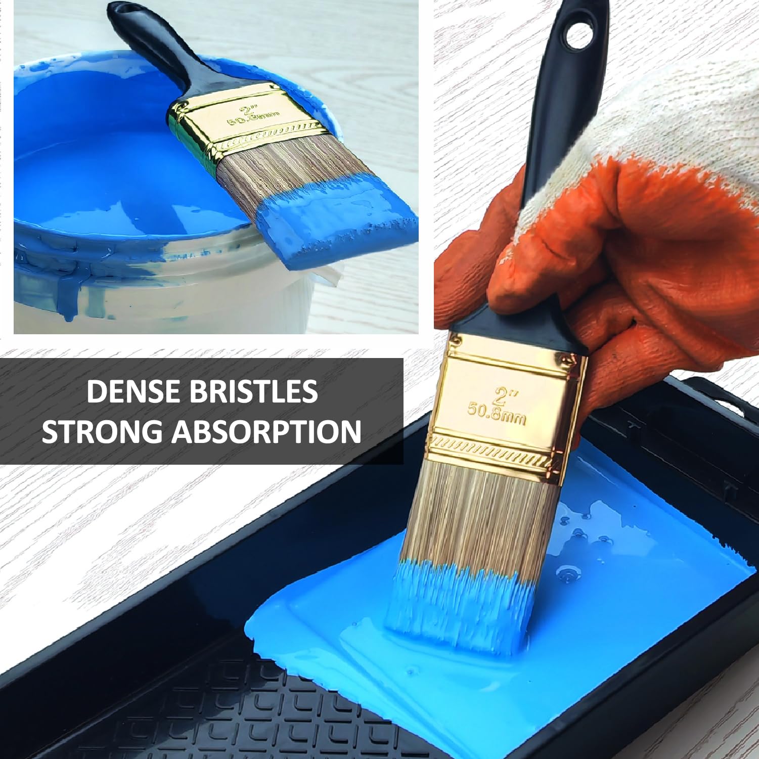 Greatandrew brush used for fence and deck staining