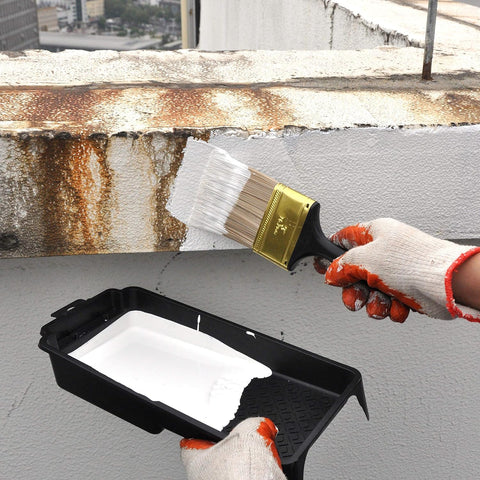 Great Andrew fence stain brush perfect for outdoor wood surfaces