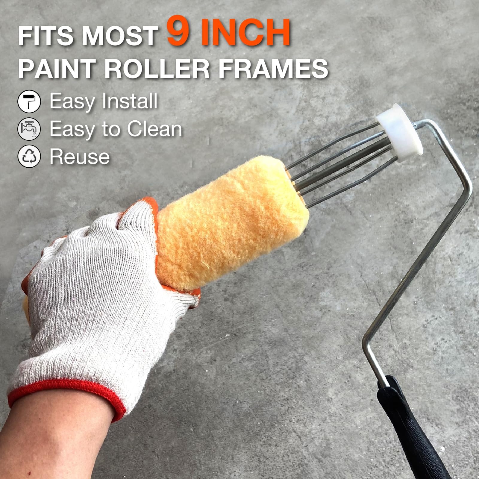 Greatandrew indoor and outdoor painting with durable polyester covers on walls and doors