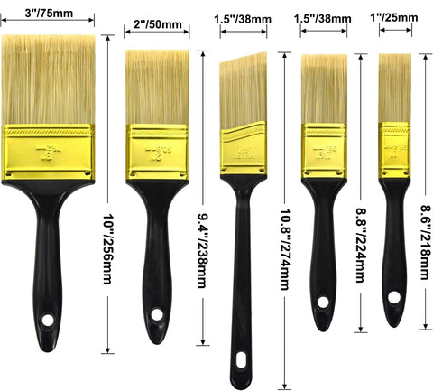 Great Andrew 2-inch flat brush for mid-size areas