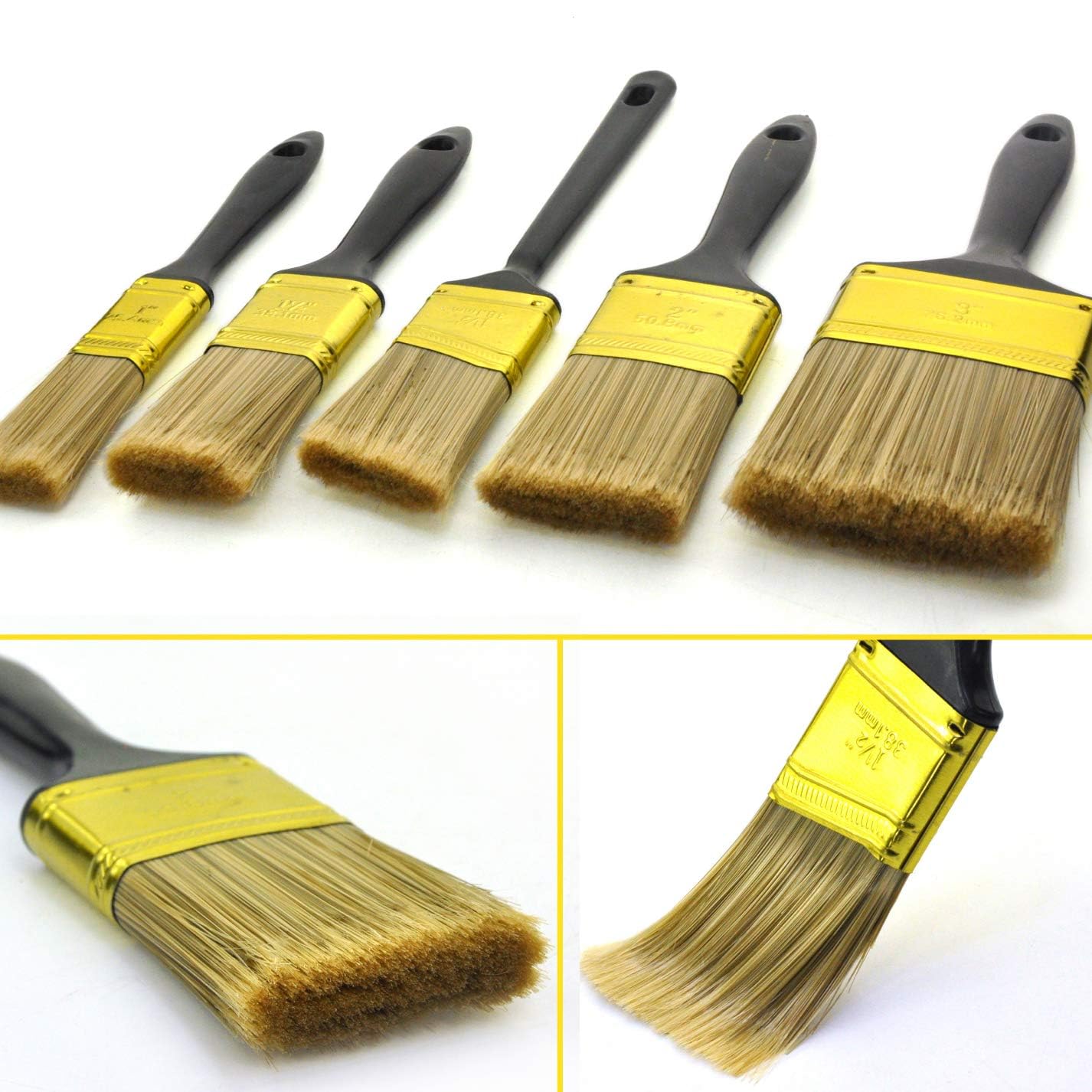 Great Andrew 3-inch flat brush for large surface coverage