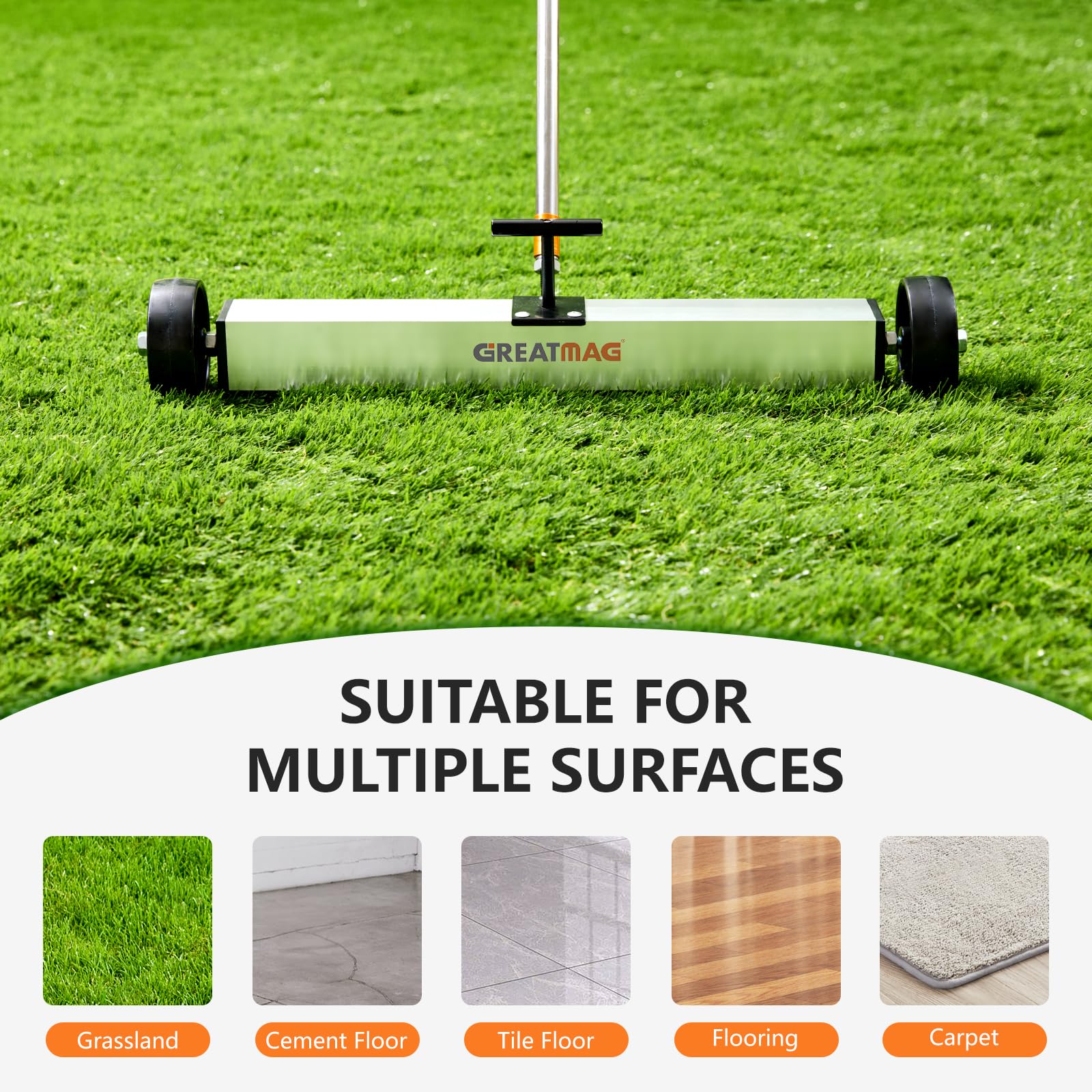 GreatMag compact, portable tool suited for tight spaces and corners.