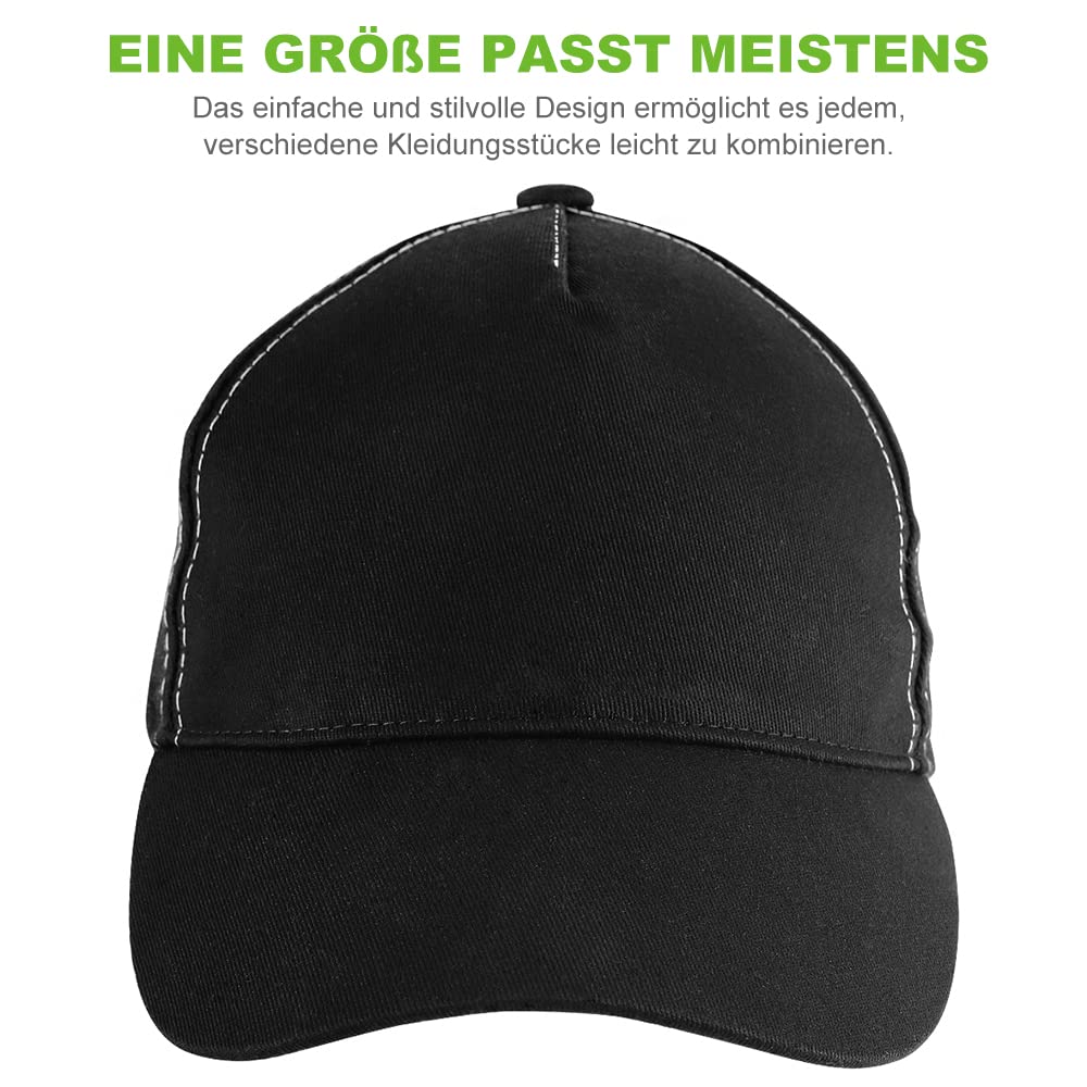GREEN DEVIL black long-brim cap ready for work