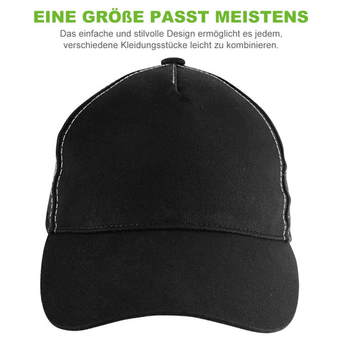 GREEN DEVIL black long-brim cap ready for work