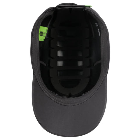 GREEN DEVIL safety cap for low-risk workplaces, ideal for warehouses and shops.