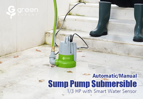 Green Expert flow sensor switch detects water to auto drain