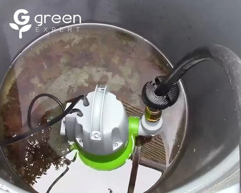 Green Expert last-inch drain capability clears residual water