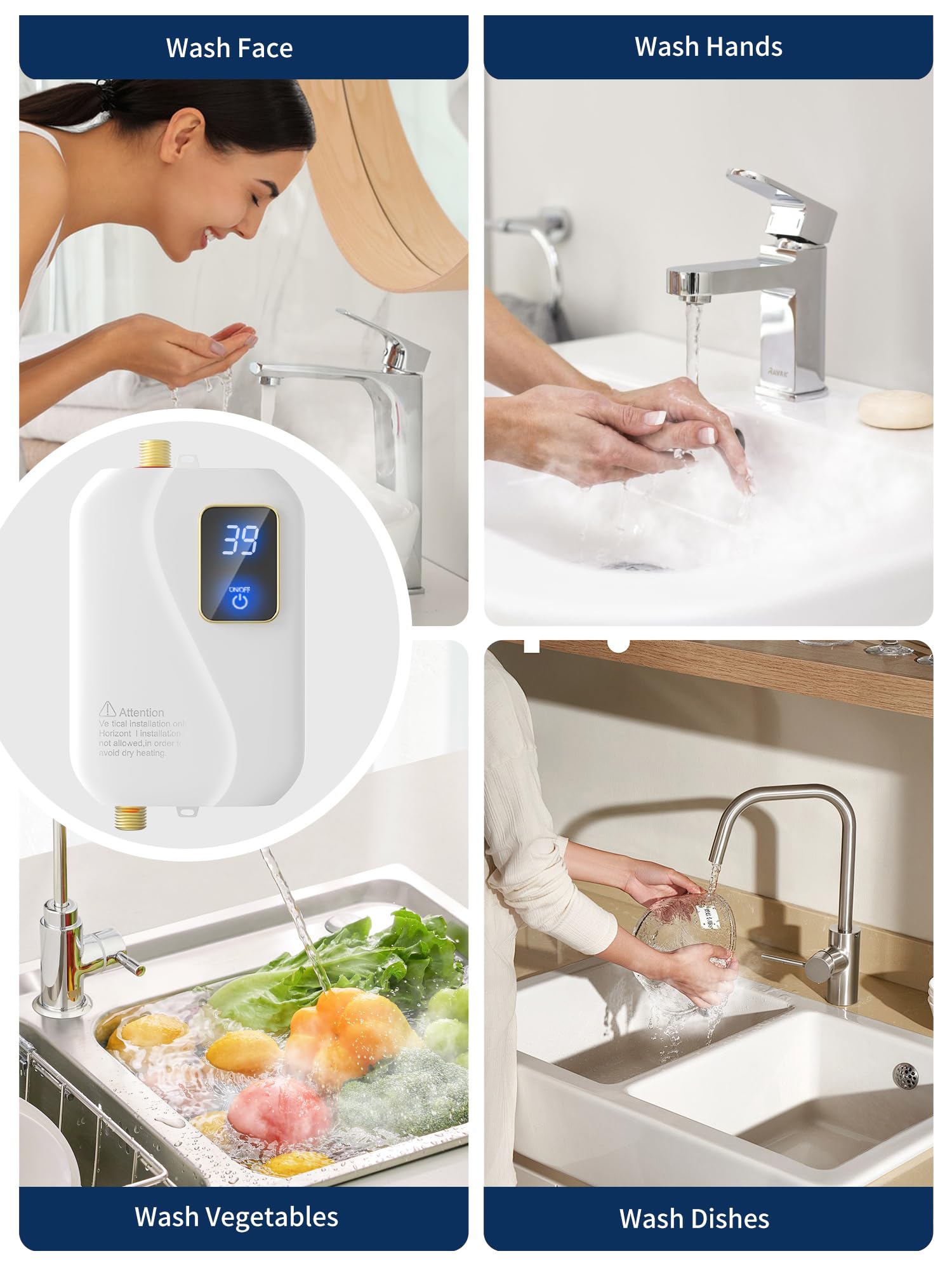 Green Point Home portable under-sink unit suitable for small kitchens and apartments.