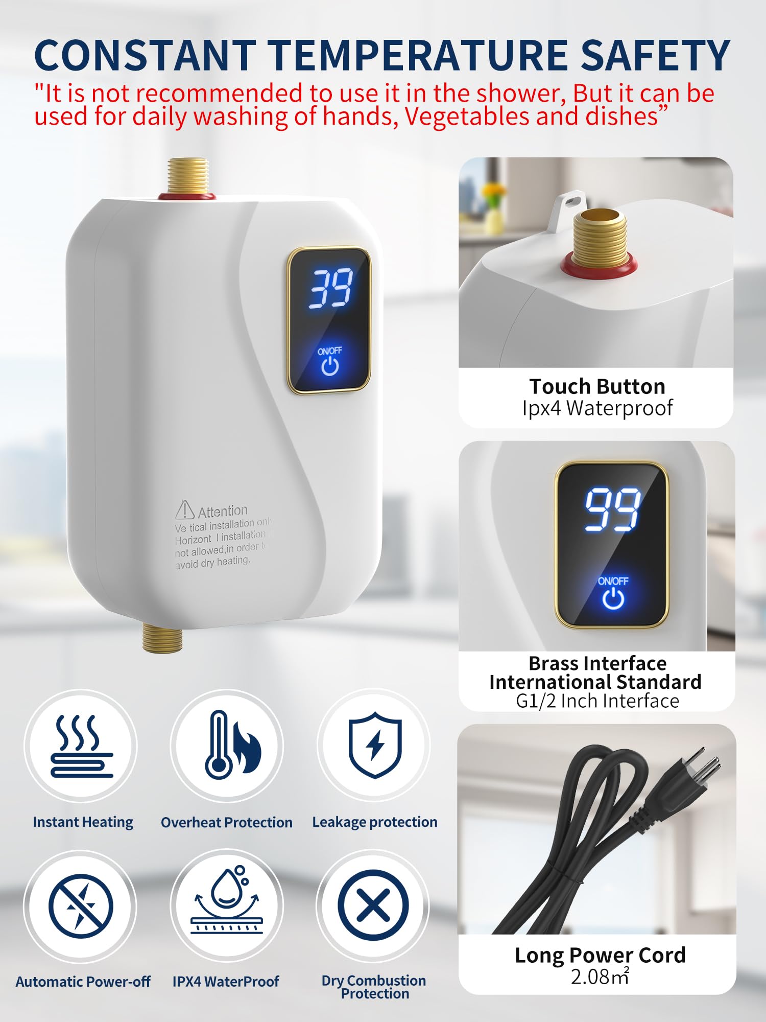Green Point Home vertical installation guide promotes optimal performance.