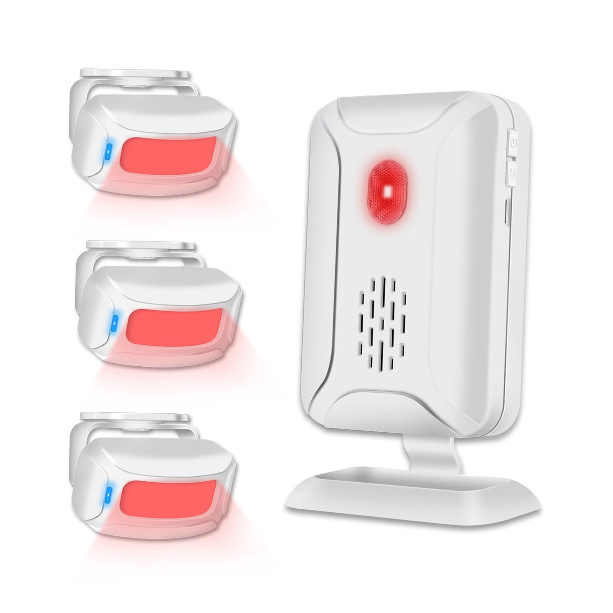 Greencycle door buzzer receiver with motion sensors, ideal for storefront alerts