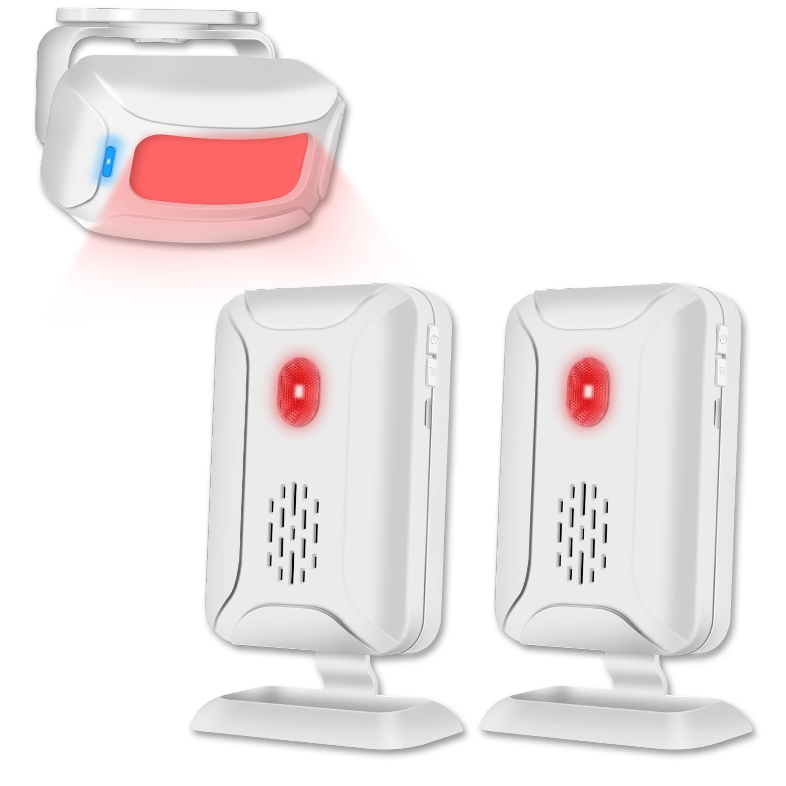 Greencycle door sensor chime front view ideal for clear entry alerts in homes