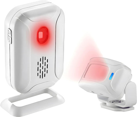 Greencycle motion sensor doorbell front view with wide entry coverage.