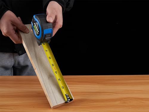 Greendale tape measure with thumb lock for stable measurements