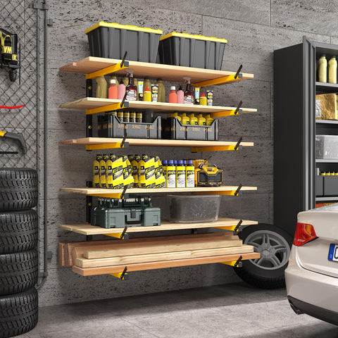 GREENER garage storage for tools pipes ladders and outdoor gear