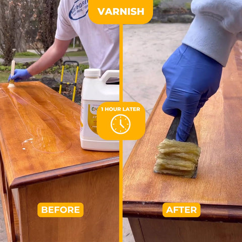 GREENEZ Half-gallon pack provides ample supply for multiple furniture pieces.