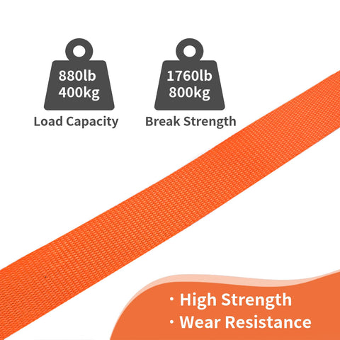 GreenGiggle bright orange straps improve visibility for low-light setups