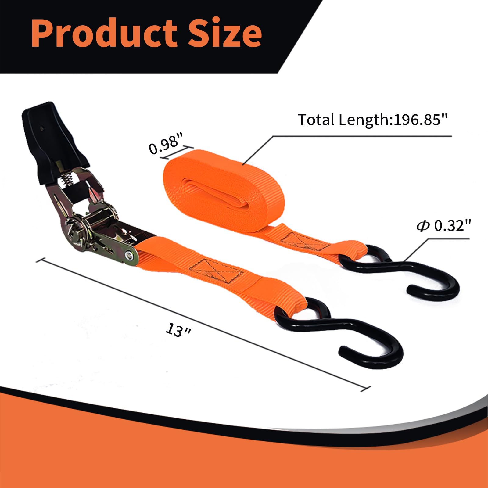 GreenGiggle rubber-coated S-hooks prevent scratches and resist rust on cargo