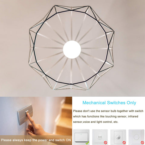 GREENIC dusk-to-dawn front door bulb automatically lights at night
