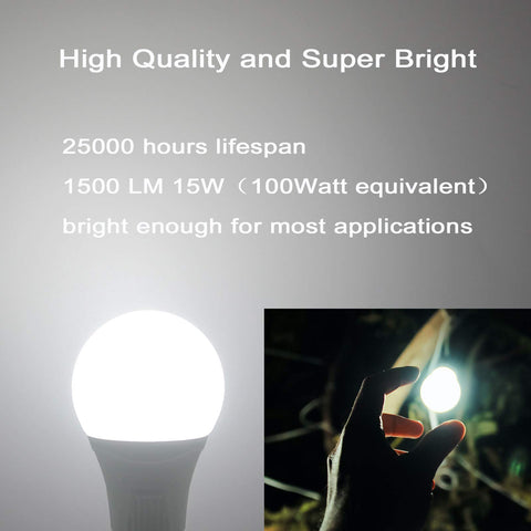 GREENIC E26 base; easy bulb installation