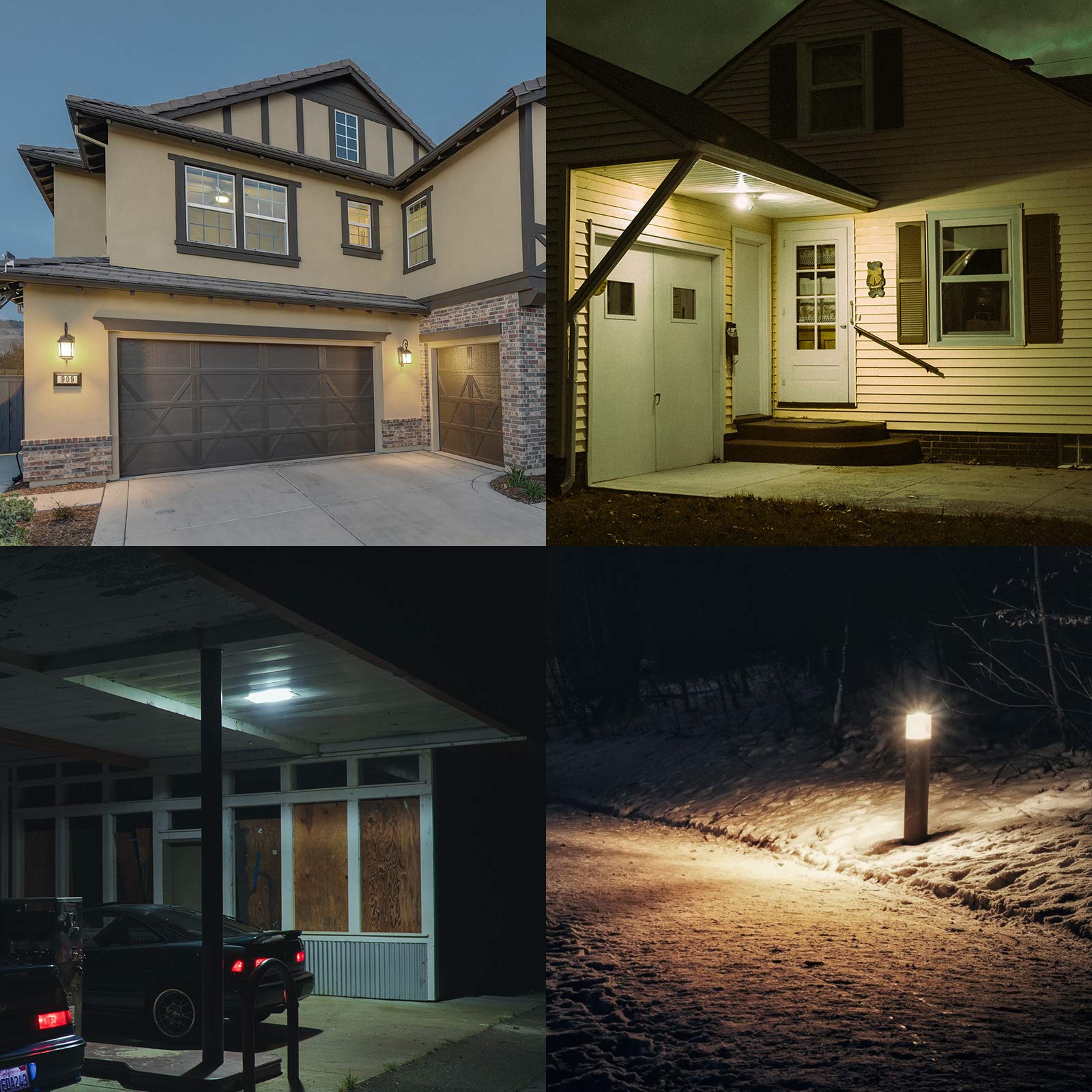 GREENIC weatherproof bulb withstands outdoor conditions while lighting entryway