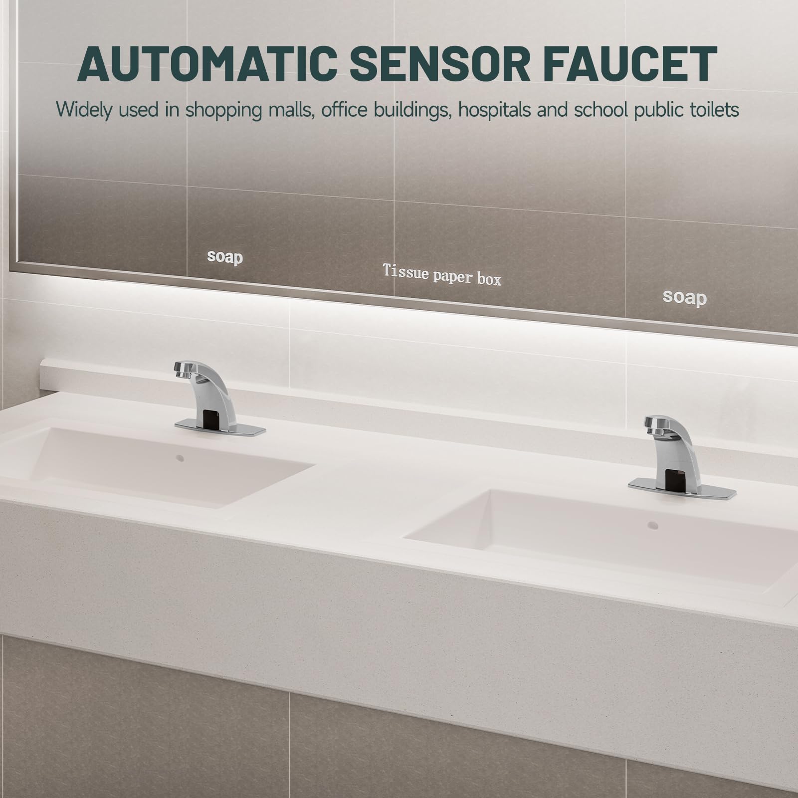 Greenspring touchless faucet quick-install-kit for fast, tool-free setup.