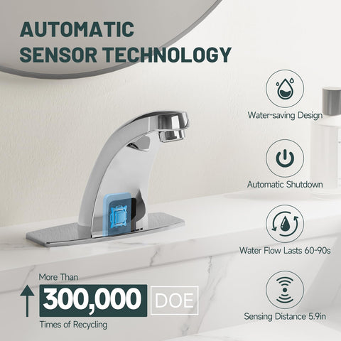 Greenspring touchless faucet temperature-mixer enabling comfortable water warmth.