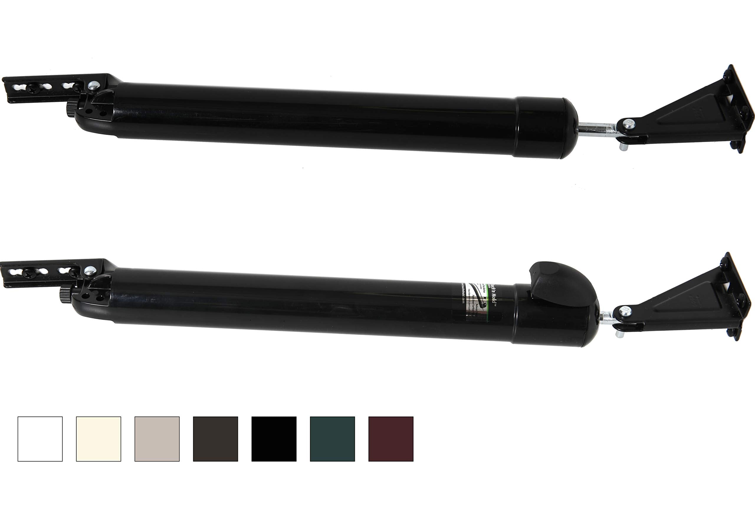 Greenstar Touch 'n Hold closer: hold button enables hands-free open.