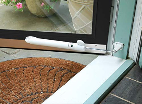 Greenstar Touch 'n Hold button in action holds open the door for easy entry.