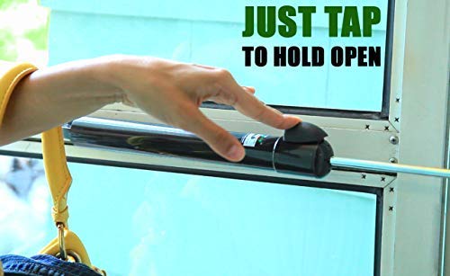 Hold-open feature shows convenient access at chosen angle