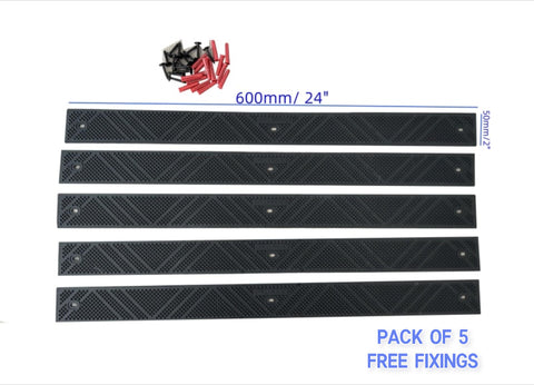 GreenTech low-profile 2-inch strip that won’t snag shoes or bare feet.