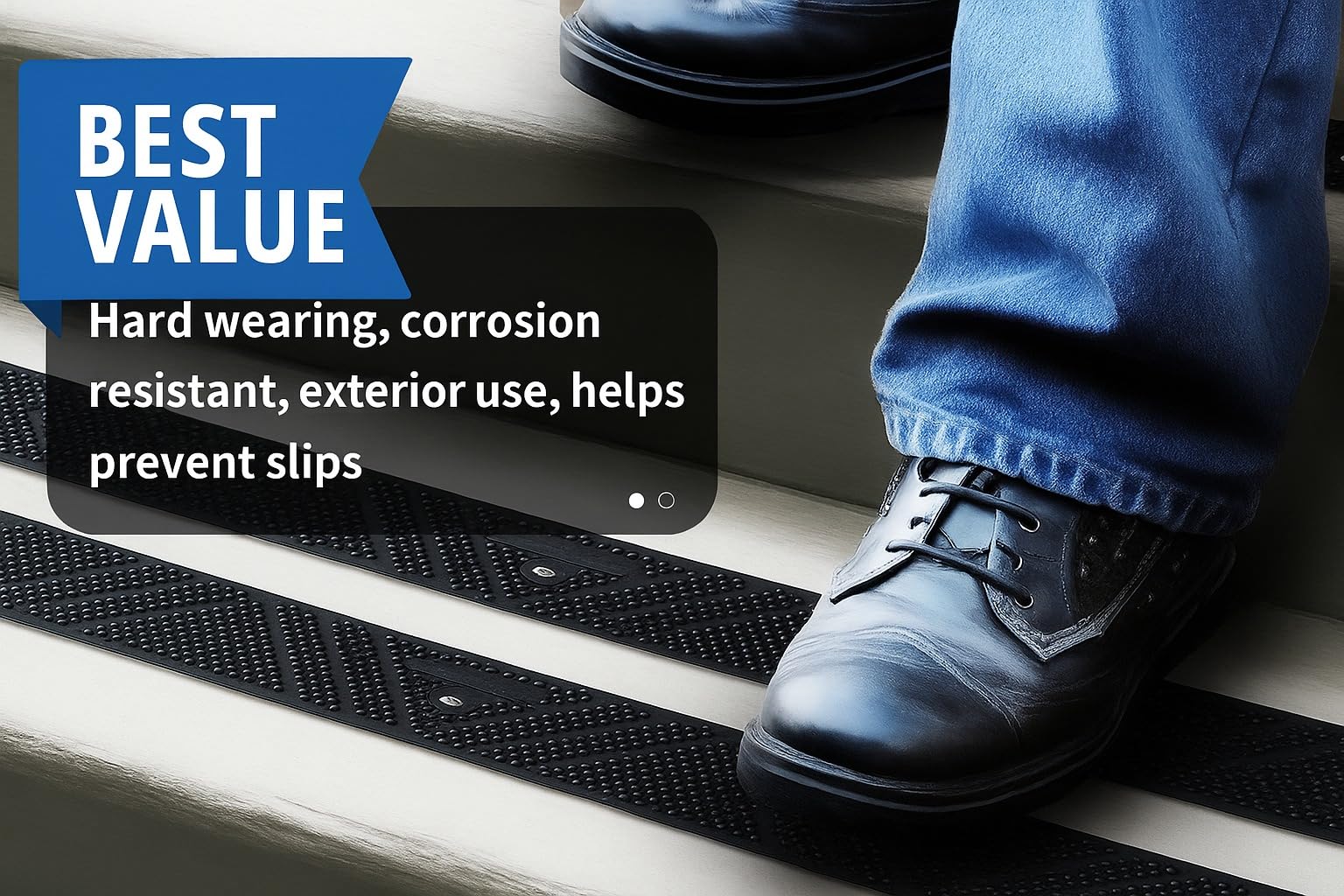 GreenTech weatherproof decking strips for decks and ramps in all climates.