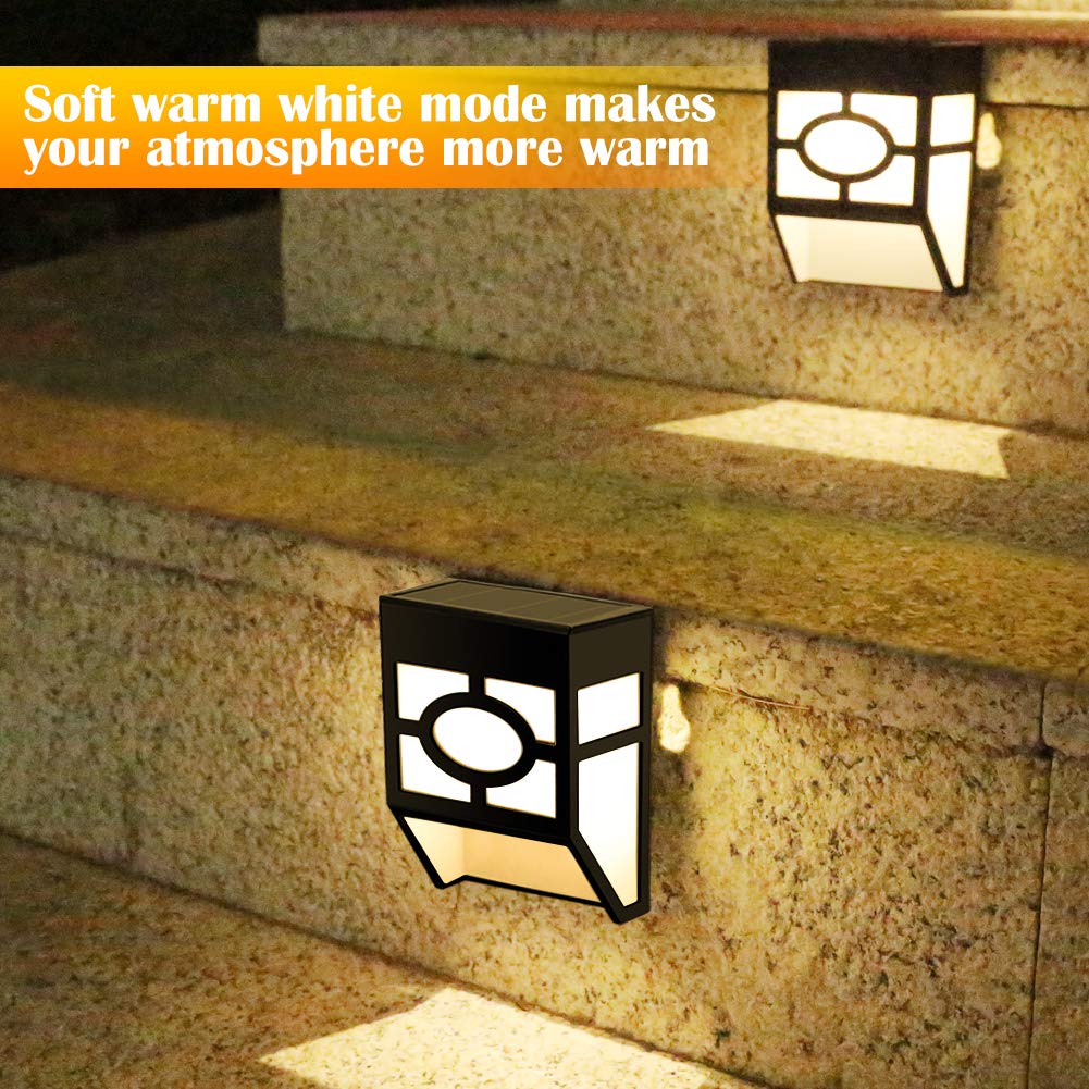 Greluna eight-pack solar garden lights with screws for quick setup