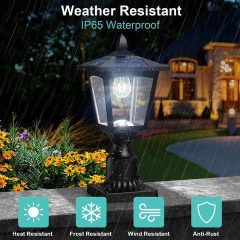 Greluna IP65 weatherproof design endures rain and snow.