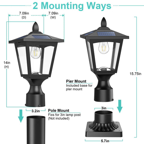 Greluna post lights line walkways and driveways, adding safety and decorative charm.