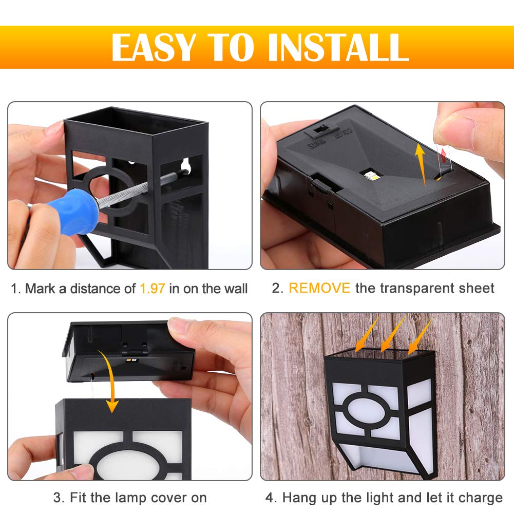 Greluna weatherproof ABS wall light withstands rain and sun