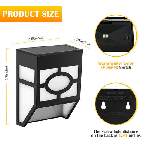 Greluna wireless wall light is easy to install in any outdoor space